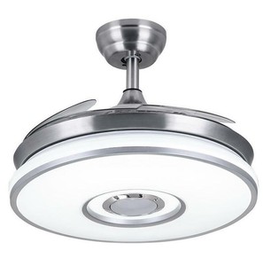 Reversible Invisible Remote Ceiling Fan Light Chandelier Lamp