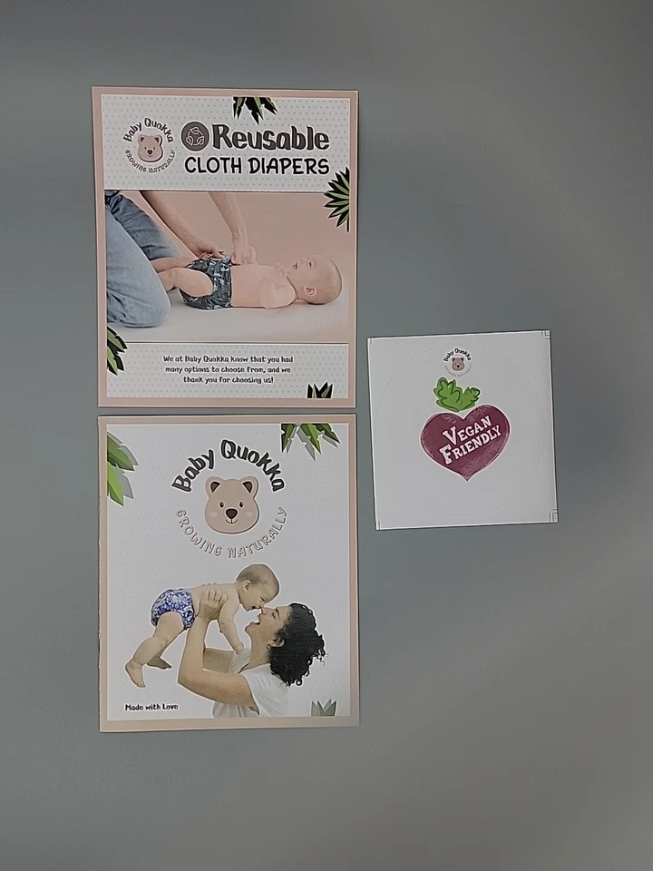 Pañal de bolsillo Baby Quokka talla única para todos patrón de unicornio caja abierta Foto 2 de 4