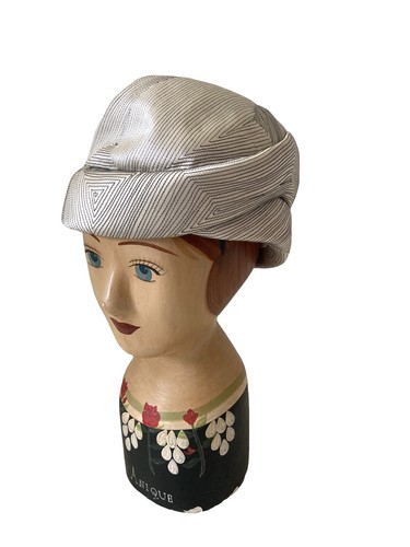 Vtg 1960\'s Hand Tailored Foxhunter Cap Hat Shannon Airport Ireland Tan & Red Vtg 1960 main image 2