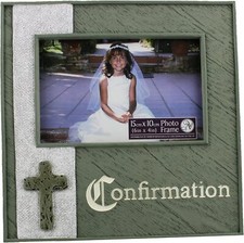 Confirmation Photo Frame holds photo size 4 x 6