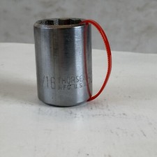 THORSEN 522, 1/2 drive 12pt Socket, size 11/16in., made in USA - RED Tag