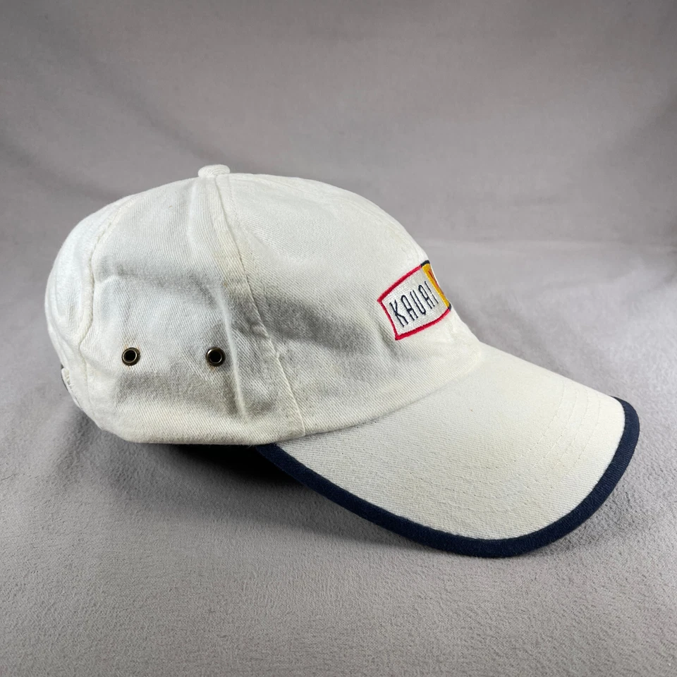 Kauai Hawaii Hat Men OS White Vintage Strapback Baseball Cap Embroidered - Image 4 of 4
