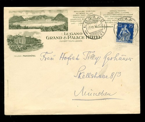 SWITZERLAND HOTELS ADVERTISING + ILLUSTRATED ENVELOPES... PRICED INDIVIDUALLY - Picture 14 of 47