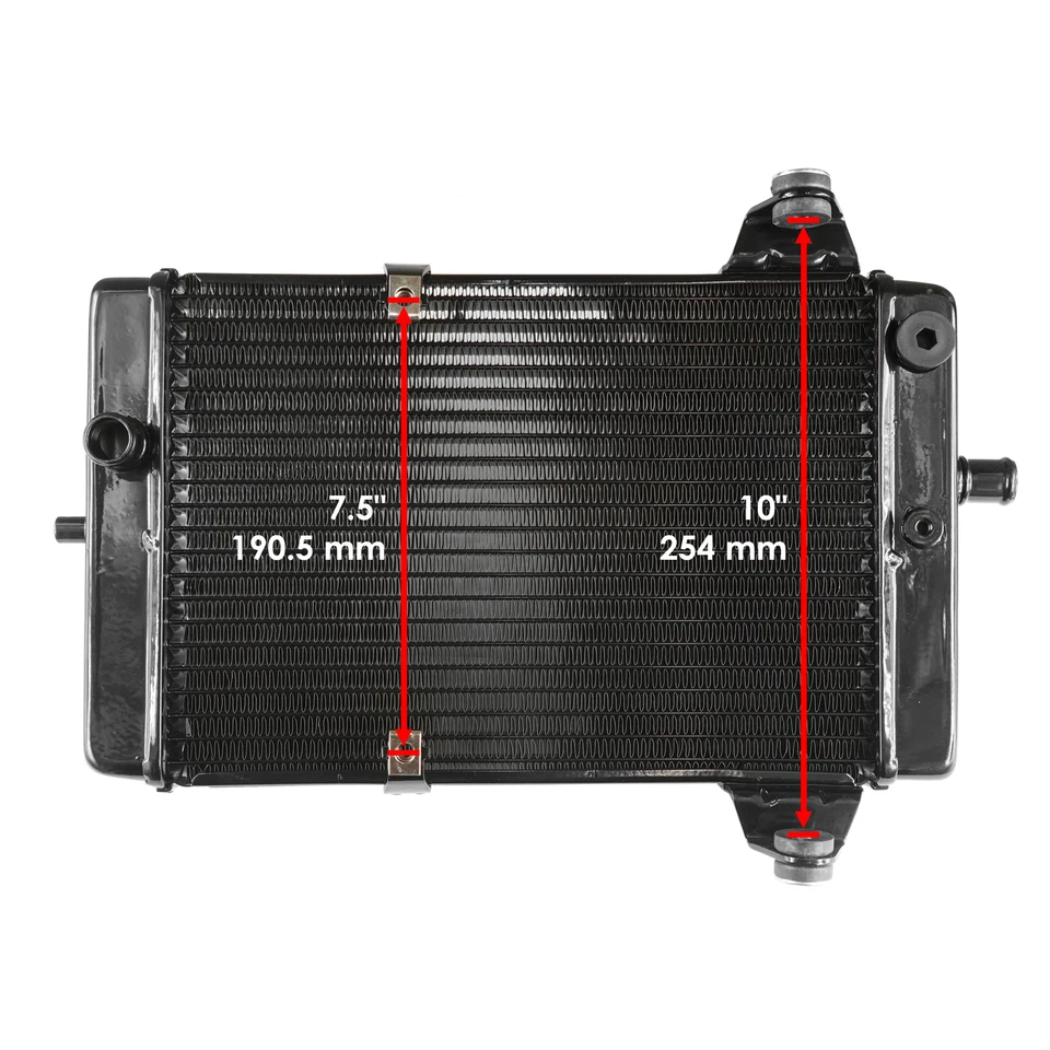 Radiador con sensor para Kawasaki KFX700 KSV700 2004 2005 2006 2007 2008 2009 Foto 2 de 4