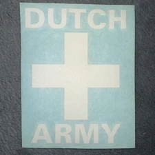 Dutch Bros Coffee Decal - Dutch Army Cross