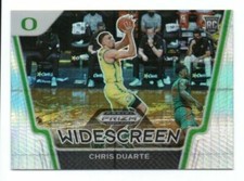 2021-22 Panini Prizm Draft Picks Chris Duarte 12 Widescreen SILVER HYPER *ROOKIE