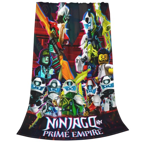 Ninjago Cartoon Comics weich warm gemütlich Flanell Überwurfdecke für Schlafstuhl Sofa - Bild 14 von 30