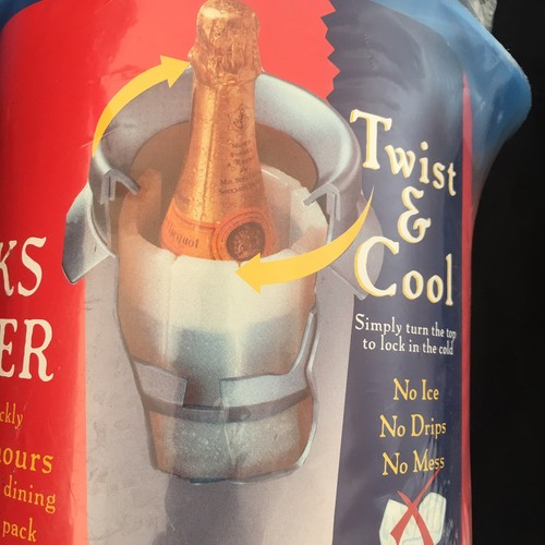 Picnic Deluxe Drinks Bottle Cooler Ice Pack Twist & Cool Lock In Cold New - Picture 6 of 6