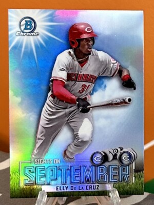 2023 Bowman Chrome Elly De La Cruz Sights On September SOS-7 Reds