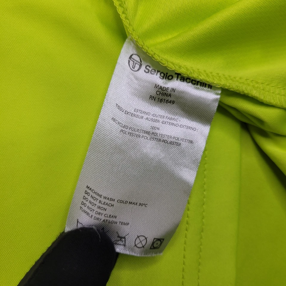 Camisa Sergio Tacchini Para Hombres Cancha Grande Tenis Rendimiento Entrenamiento Activo Adulto Foto 4 de 4