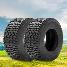 Set 2 13x5.00-6 Lawn Mower Turf Tires 4Ply 13x5x6 Garden Tractor Tire Tubeless