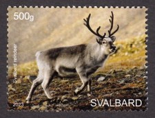 SVALBARD 2023 WILD ANIMALS REINDEER NATIONAL PARK MNH LOCAL STAMP