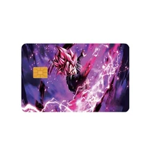 Credit Card Sticker Skin Film Pre-Cut Decal DBZ Goku Rosario Size 8.5 X 5.4cm