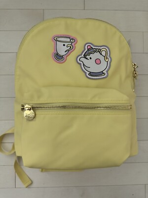 Stoney Clover Lane Yellow Patch Backpack with Mrs. Pots and Chip Disney x Stoney Clover Lane Beauty and the Beast Backpack  main image 4