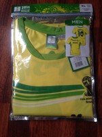 Mens Fifa World Cup 2014 Football Shirt Brasil 10 Yellow Size Xl Xlarge Mens Fifa World Cup 2014 Football Shirt Brasil 10 Yellow Size Xl Xlarge