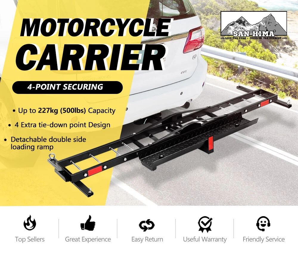 Hitch mount motorcycle carrier deals