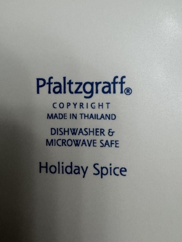 Pfaltzgraff Holiday Spice 48 Pc Dinnerware Set – 8 Place Settings – MINT - Picture 16 of 24