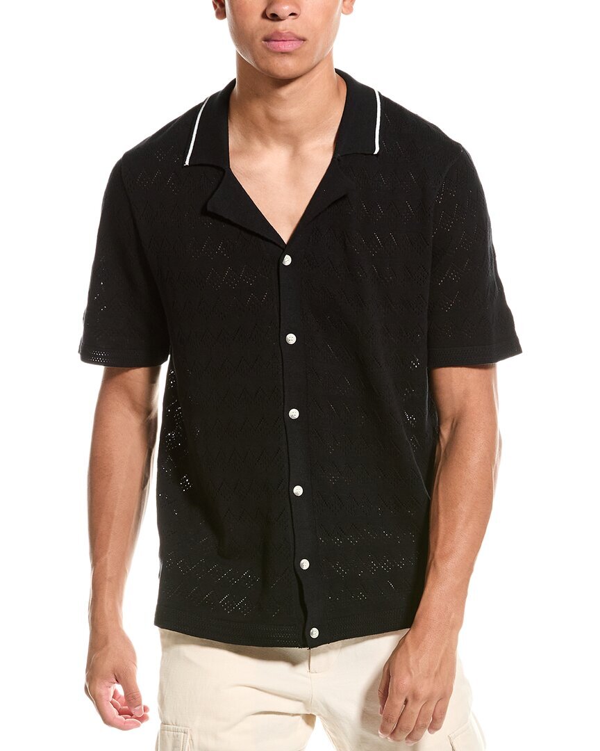 Свитер-рубашка со слоганом Sovereign Code Мужская черная M 7690₽