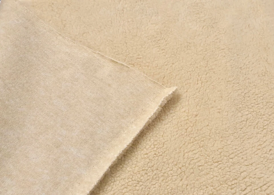 Teddy Fell Kunstfell Webpelz Lammfell weich Plüsch Stoff Jacke Deko Bekleidung - Bild 3 von 4