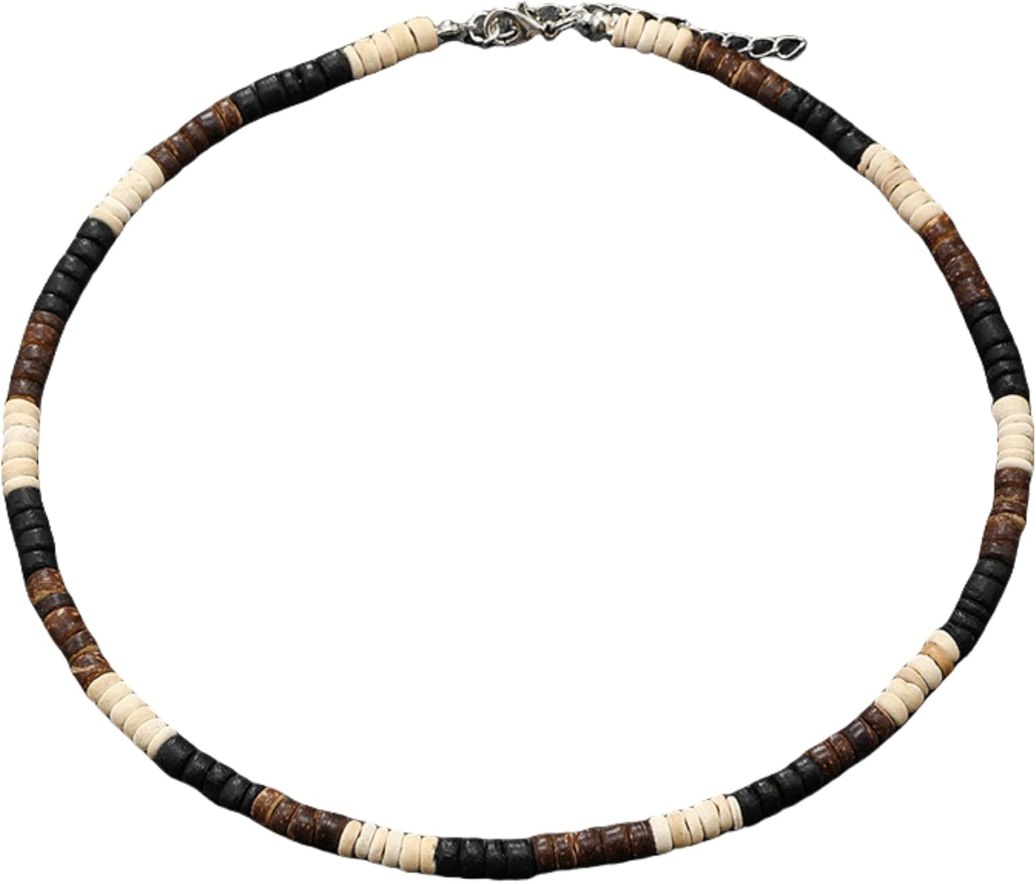 Puka Shell Necklace for Men Surfer Necklace Seashell Chokers Beach Necklace for