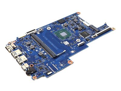 Original HP 14  14-DQ0052DX Intel Celeron N4120 1.1GHz 64GB Genuine Motherboard