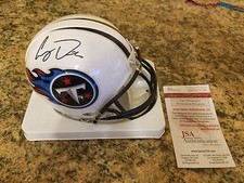 COREY DAVIS 'TENNESSEE TITANS' 2017 1ST RD PICK SIGNED MINI-HELMET *JSA WP511126