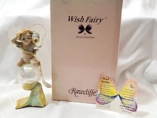 Rawcliffe GOOD FORTUNE Wish Fairy on clear bubble figurine RF1315 Vintage 1990s