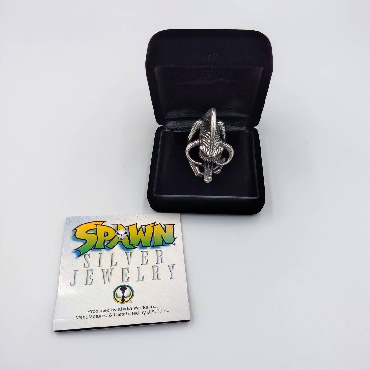 Spawn Sterling Silver Jewely Ring Japan Inc. Official Boxed Spawn Sterling Silver Jewely Ring Japan Inc. Official Boxed