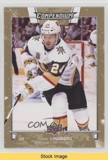 2017-18 Upper Deck Compendium Gold Oscar Lindberg #813 READ o1h