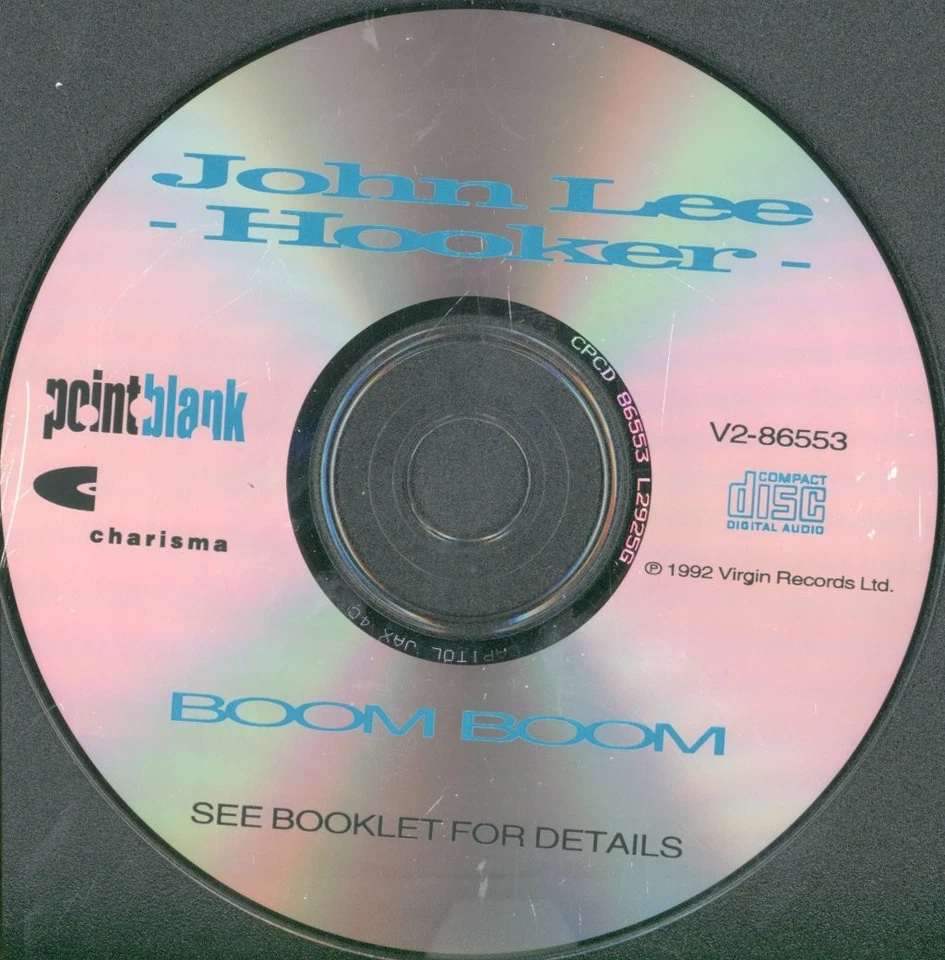 John Lee Hooker Boom Boom CD Europa Pointblank 1992 VPBCD12 - Bild 3 von 3