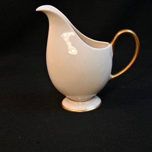 Franciscan China Creamer Gold Band 301 Merced Rim Ivory 1942-1981 California HTF