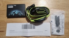 GPS Pet Collar  Tracker 2-in-1, Reflective Waterproof Collar, Green, iOS compat