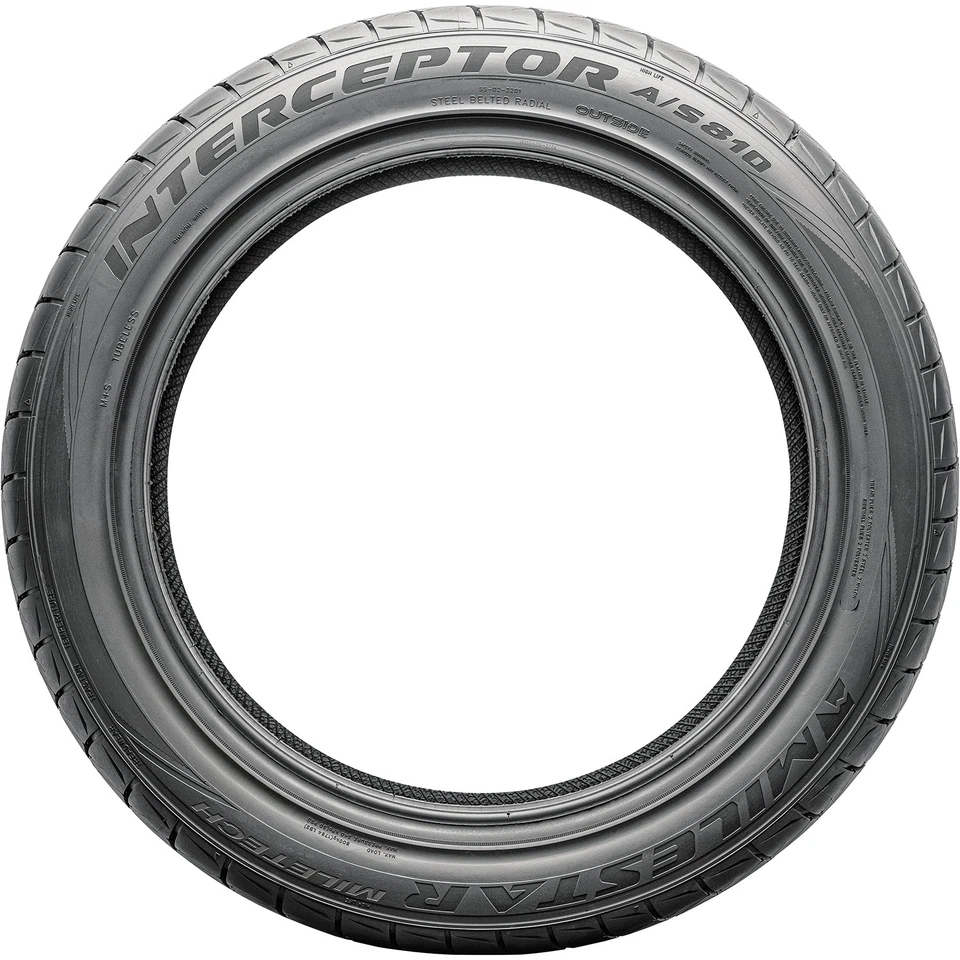 2 Tires Milestar Interceptor A/S 810 255/45ZR20 255/45R20 105Y XL AS Performance - Image 3 of 4