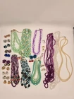 Lot of Vintage Estate Costume Beaded Jewelry