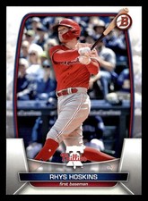 Rhys Hoskins 2023 Bowman #66 Philadelphia Phillies FREE SHIPPING