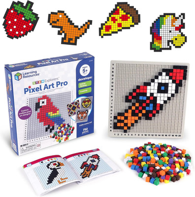 STEM Explorers Pixel Art Pro - Critical Thinking, Math Manipulatives, Problem So