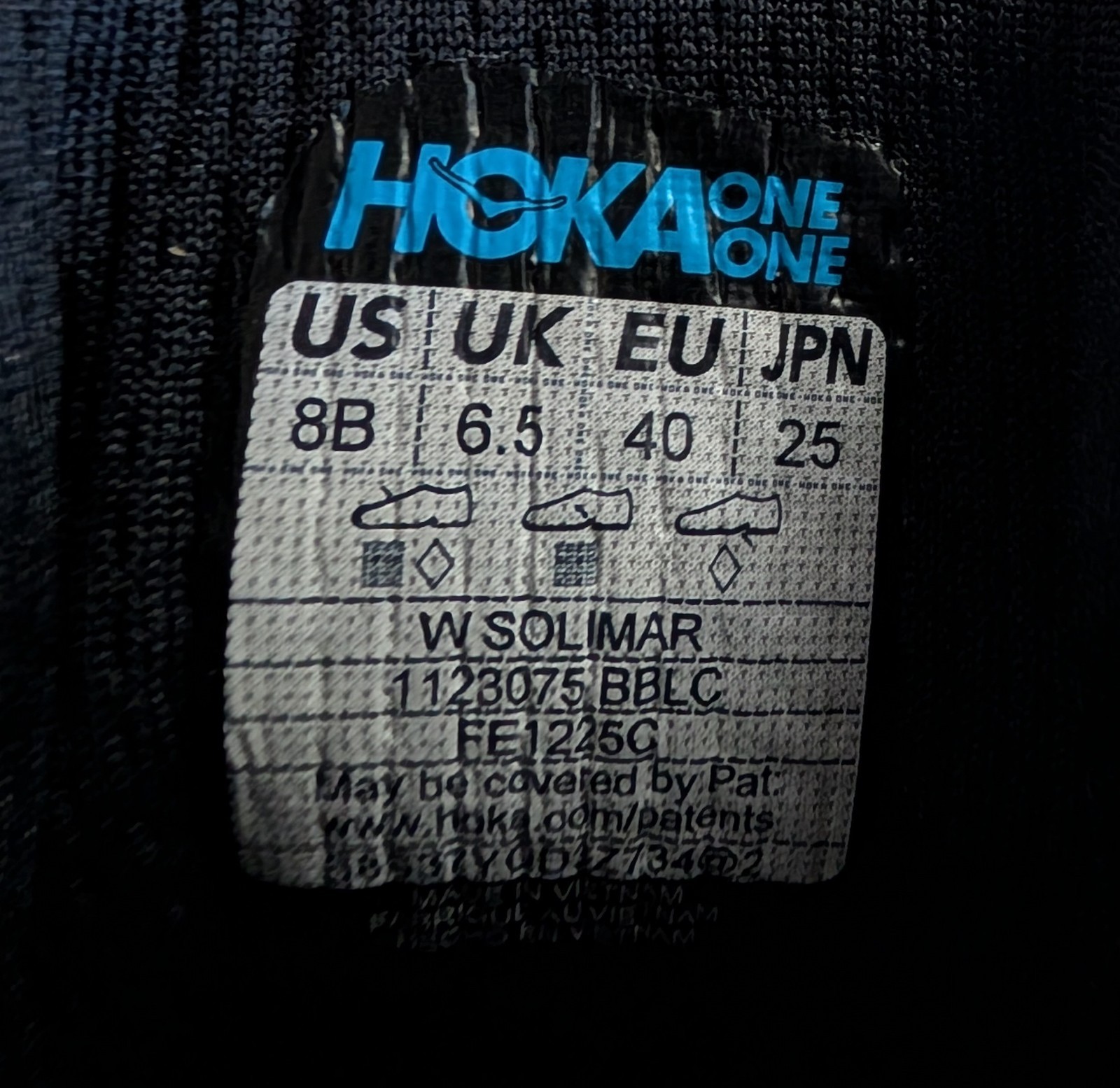 Hoka One One Women's Solimar Running Shoes Size 8 B Black 1123075 / BBLC.  thumbnail 11