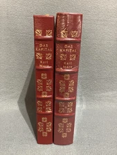 EASTON PRESS Das Kapital by KARL MARX 2 Vol Set (1 NEW) Leather Bound Gold Edges
