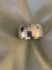Vintage Sterling Band Ring 925 Makers Mark. Size 6. Weight 8 Grams