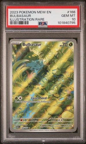 **PSA 10** Pokemon 151 SV3.5 MEW-EN Bulbasaur 166/165