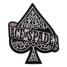 Motorhead Patch Fancy Ace of Spades Embroidered Iron