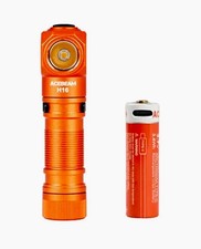 Acebeam H16 LED Headlamp 1000 High Lumens Rechargeable Right (ORANGE)