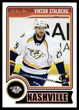 2014-15 O-Pee-Chee #88 Viktor Stalberg Nashville Predators Hockey Card