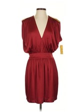 NWT Halston Heritage Women Red Cocktail Dress 4