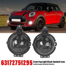 2x Nebelscheinwerfer Smoke Schwarz H8 Für Mini Cooper S R55 R56 R57 2006-2014