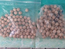179 Each Round Wooden Beads 1/2"