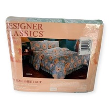Vintage Designer Classics By Springs Twin Size Sheet Set AMELIA New