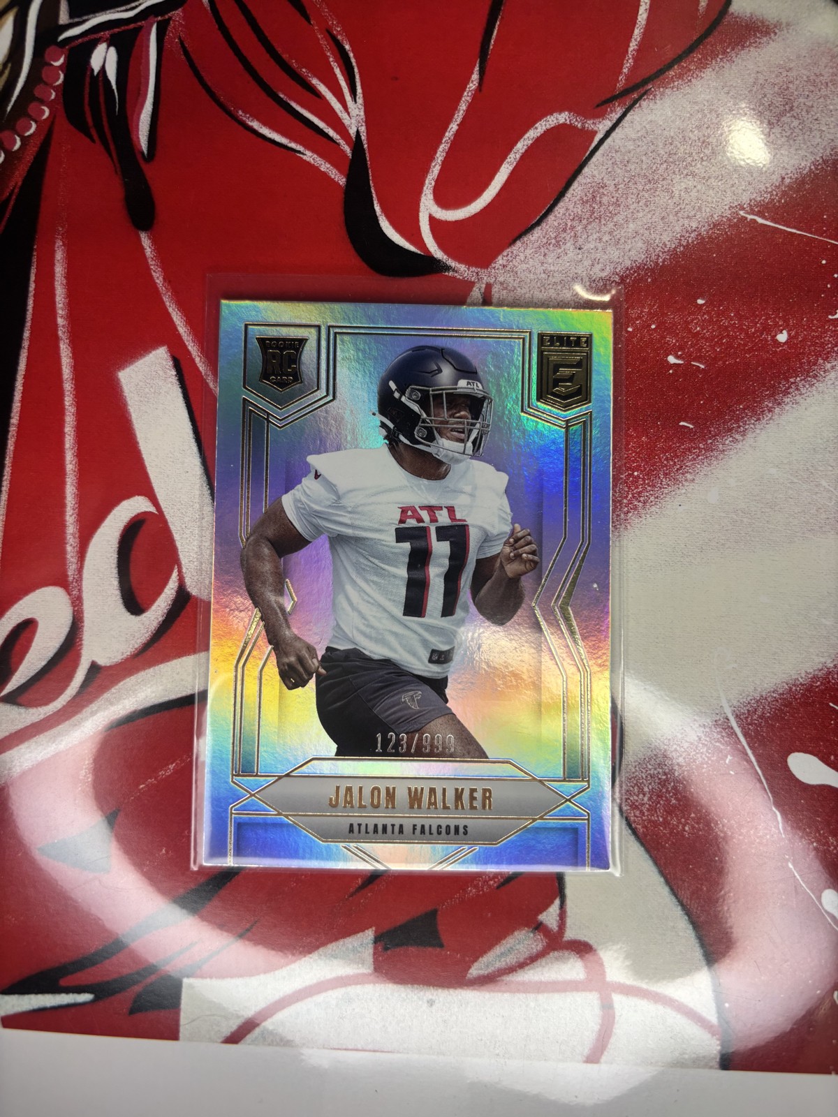 2025 Panini Donruss Elite - Rookies Jalon Walker #165 /999 (RC)