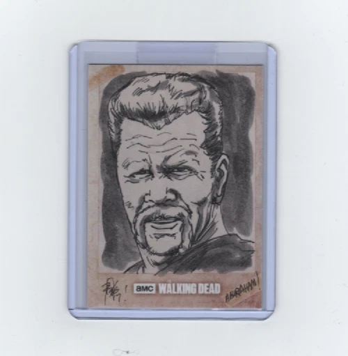 Horror The Walking Dead Sketch Collectable Trading Cards for sale