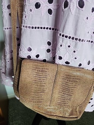 Bodenschatz by Salamander Germany Leather crossbody  shoulder bag 6''× 3.5'' Rare
